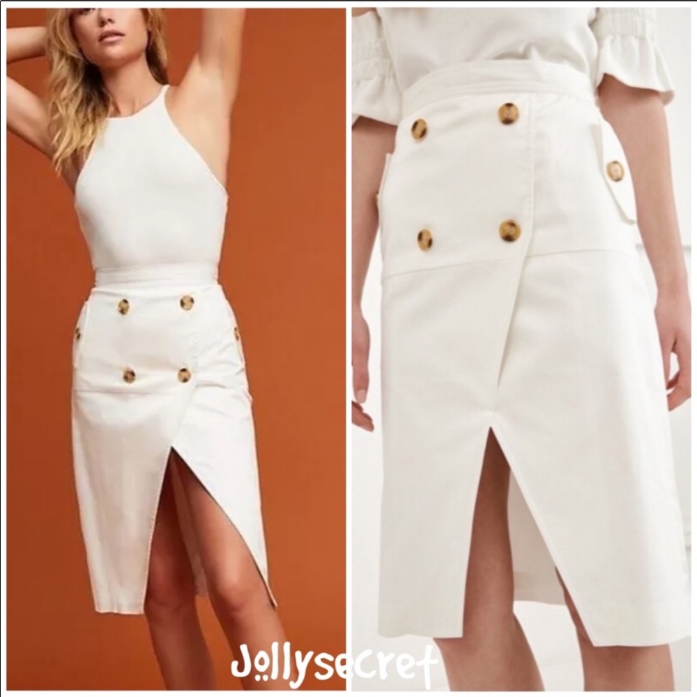 New Anthropologie button  front skirt🥰